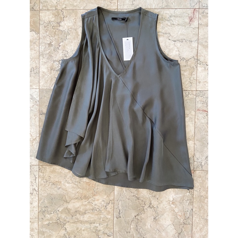 J Brand Sleeveless Flowy Top